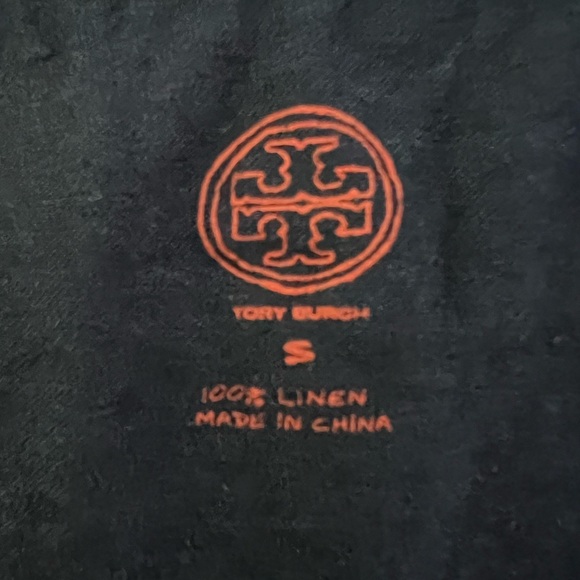 TORY BURCH Linen Floral Top - S - Picture 4 of 4